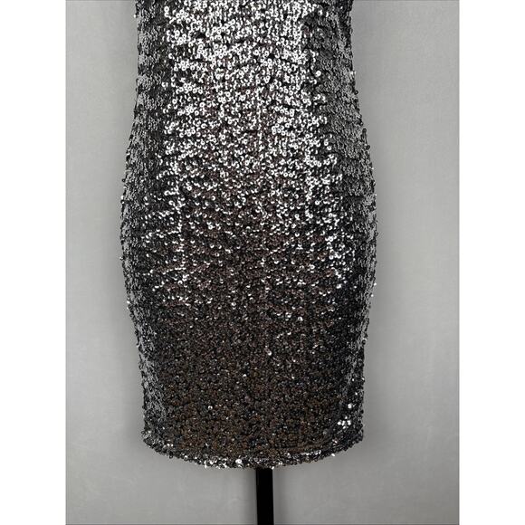 NEW Mark Wong Nark Sequin Bodycon Mini Dress Women Small Party Night Out Festive - Picture 3 of 11
